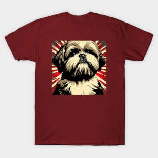 Shih Tzu Pop Art T-Shirt